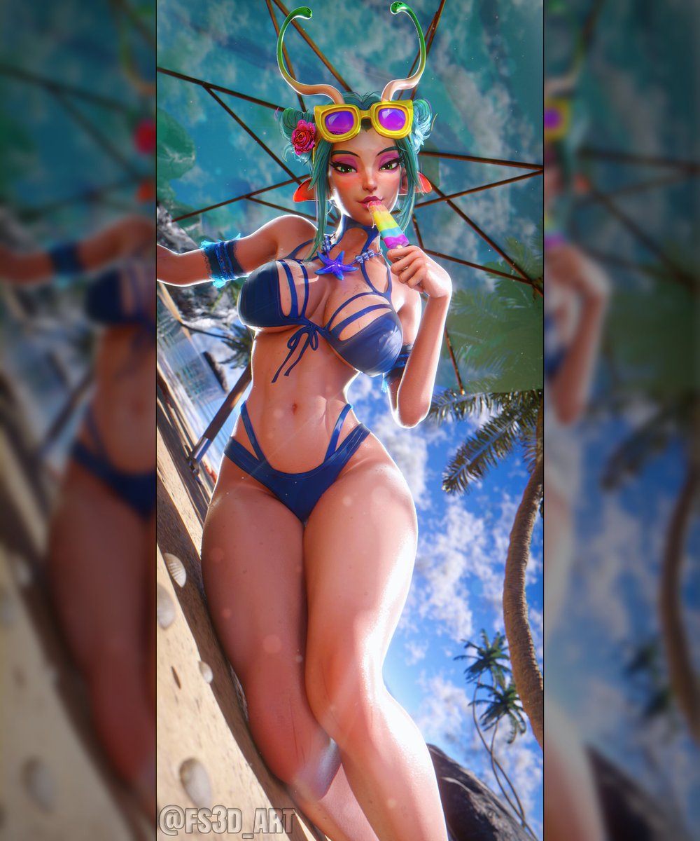 Fs3D_Art's tweet photo. Mantis 💚 - Beach Time Relaxation 😋 🏖️
Model : @keyd10iori - Ty 😆!

[ A Safe For Work Artwork ( Sfw Artwork ) ]
#MarvelRivals #Mantis https://t.co/n9DRByhsK0