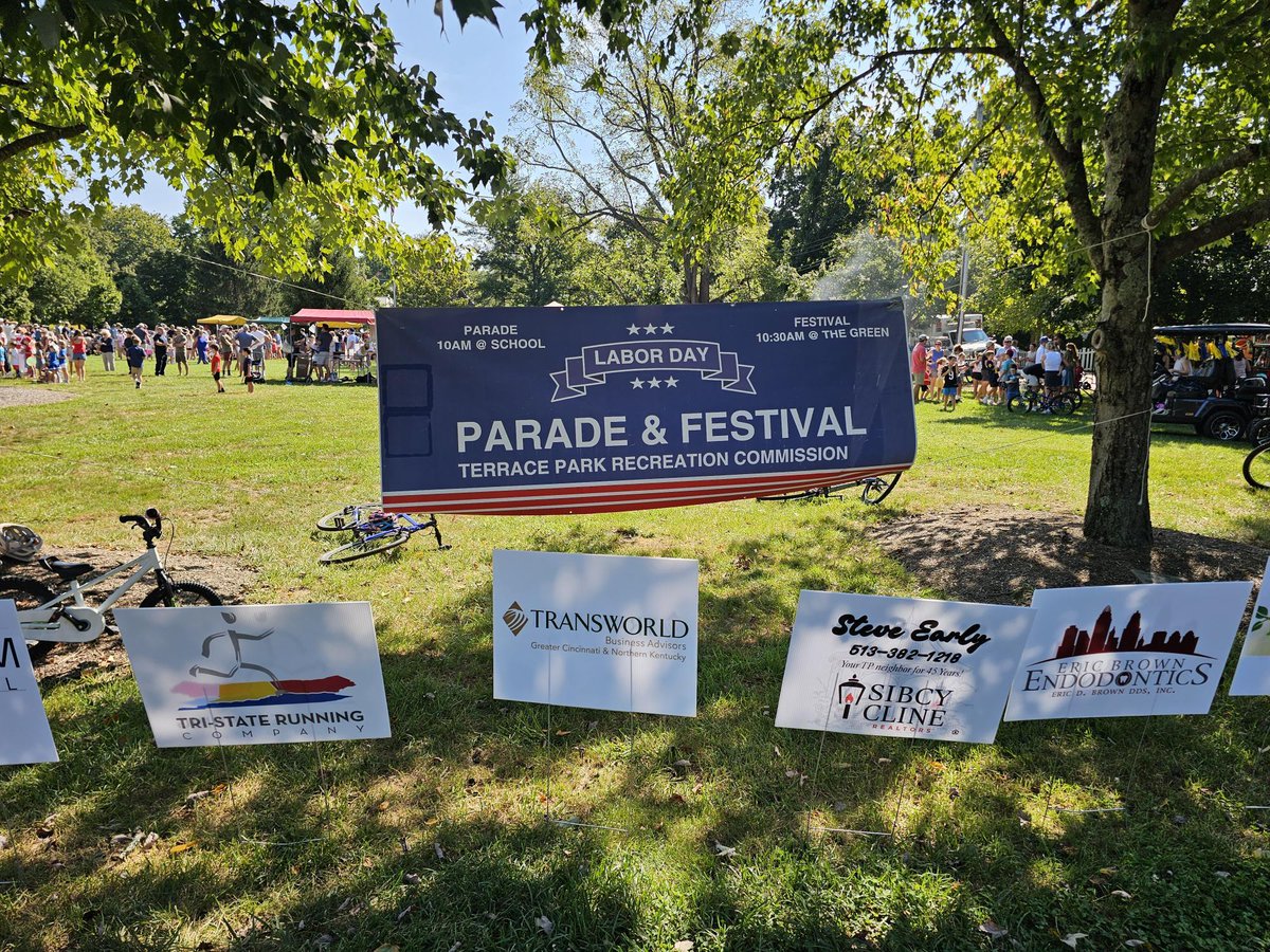 transworldcinci's tweet photo. Proud to be a “Bulldog” Sponsor of the 2026 Terrace Park Labor Day Festival! 🇺🇸 We’re grateful to support this great local tradition and be part of a celebration that brings the community together. https://t.co/1cWyWdx1j7