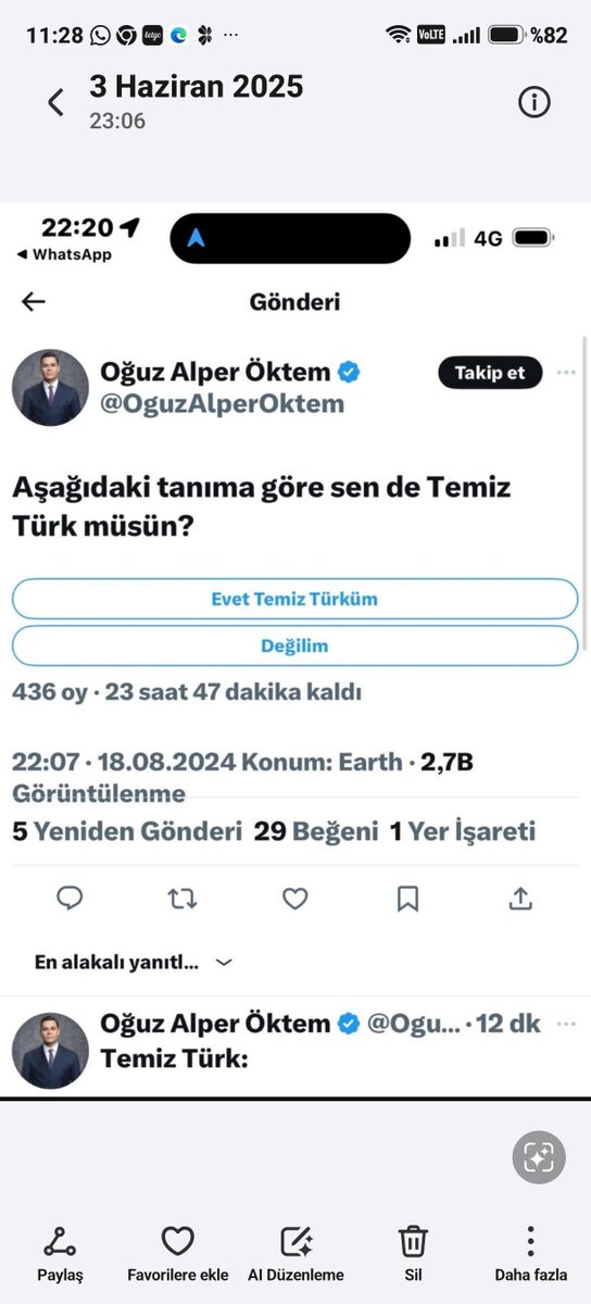 frt_s1's tweet photo. @ismetDALCI @MehmetYiginer @tsofresmi @istesob @TC_icisleri @UABakanligi @EmniyetGM @Akparti @TC_istanbul Bi arada temiz Türk tartışması açmaya çalışmıştı ve ağzının payını alınca kıvırmıştı...

Hasta olabilir... https://t.co/JTb7CAQ9hw