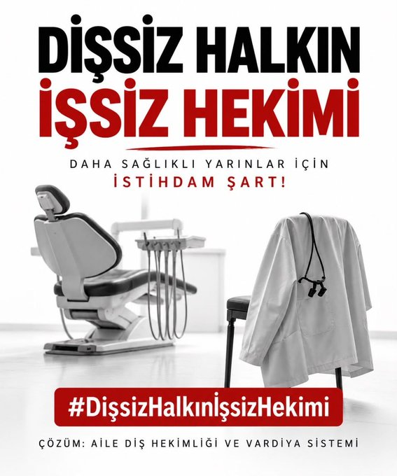 yild68417's tweet photo. #Dişsizhalkınişsizhekimi https://t.co/eSjw8GDBNa