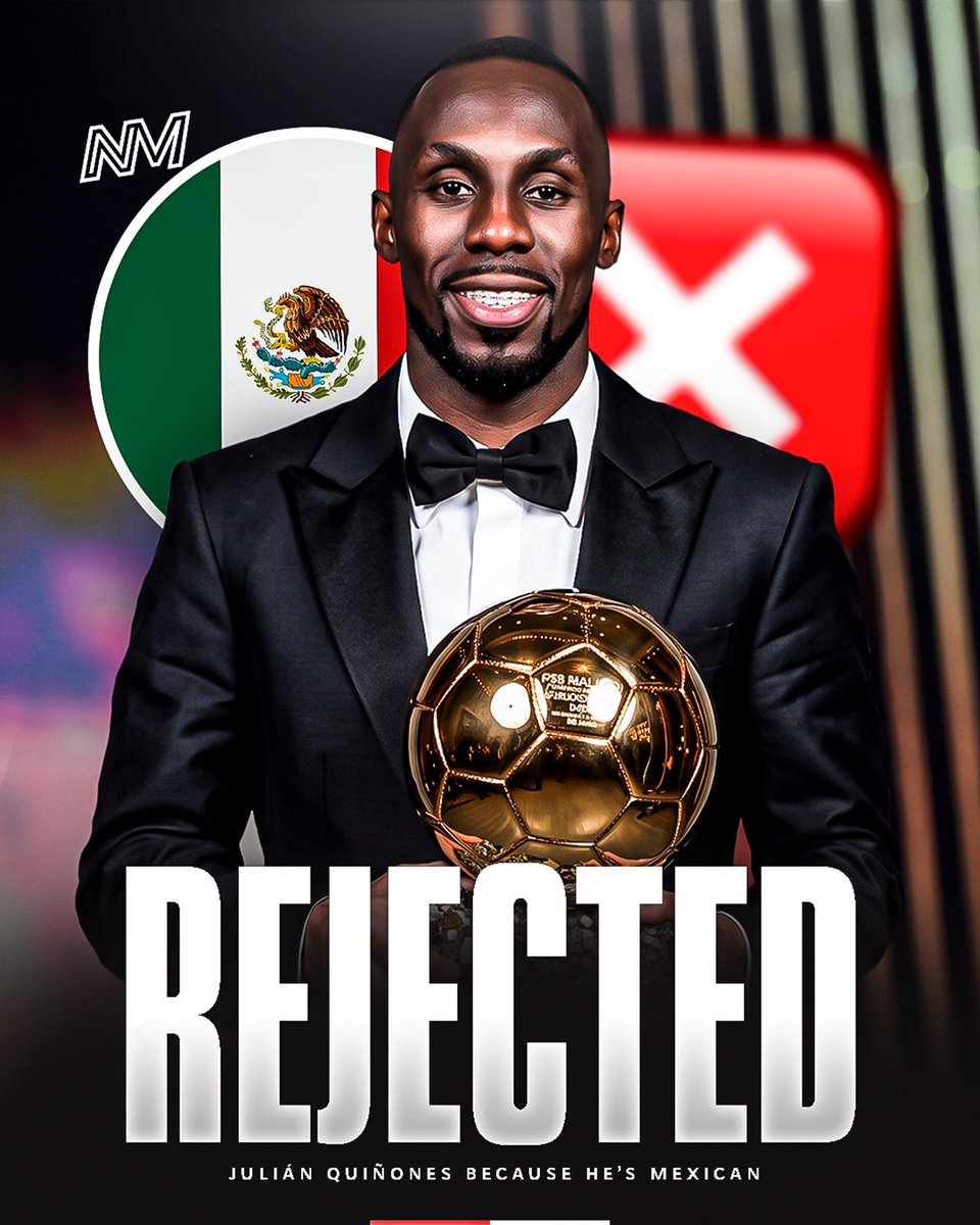 NextMexOficial's tweet photo. 🇲🇽😤 Just because he’s mexican…

After Julián Quiñones’ nomination for the 2026 Ballon d’Or was officially announced, countless comments questioning his nomination have flooded social media, especially from Spanish fans. 🇪🇸👀

Let’s not forget that Quiñones was the Saudi Pro League’s top scorer and one of the players with the most goal contributions (G+A) at the World Cup. ⚽🔥🏆

The Mexican player deserves more respect… 🇲🇽🤫