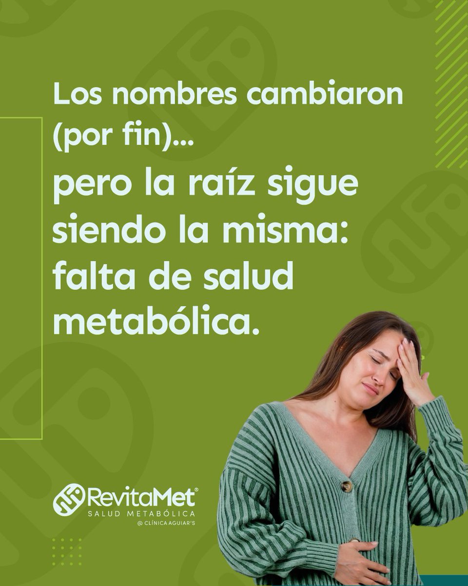 revitamet's tweet photo. La medicina oficial tardó años en cambiar nombres como HGNA y SOP a MASLD o SOMP. Pero tu salud no puede esperar a que las guías se actualicen. Más en el RevitaBlog:  https://t.co/IH0ldYyUoX https://t.co/xv9IJ8rjHU