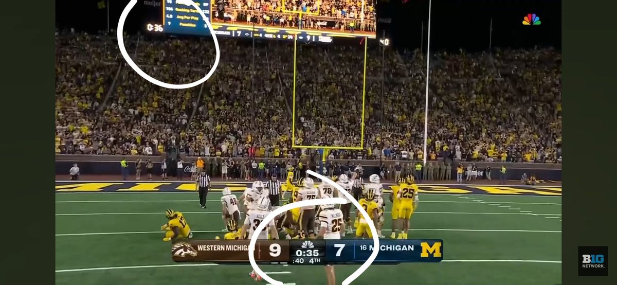 NathanHam87's tweet photo. @RossDellenger NBC is also full of shit about "synced up clocks" but go on WMU. Cry about it. https://t.co/sUcOyrYePK