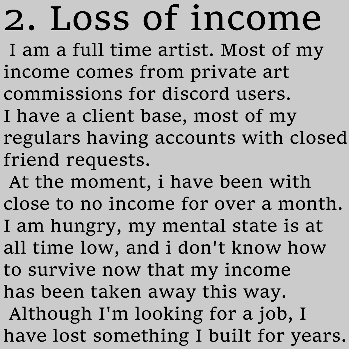 work17_'s tweet photo. @discord give me my account back.

i am me, and i gave you more than enough information to confirm that i am me.

contact me in dms and i will be more than willing to re-send all the personal information. https://t.co/bESr2Iu0Qi