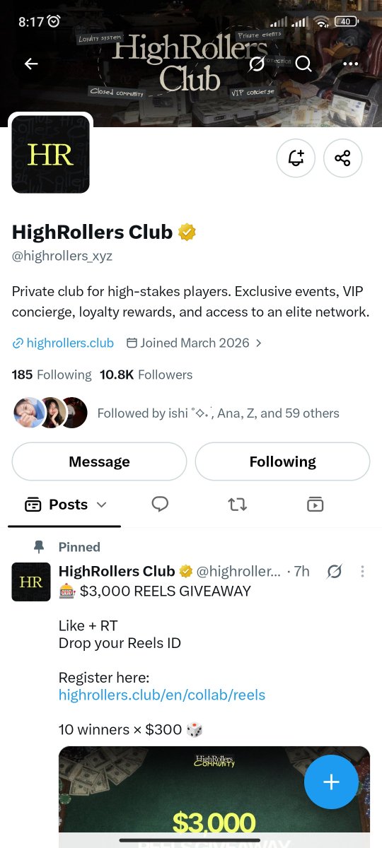 ajecaaa_'s tweet photo. @Atitty @highrollers_xyz Now following ✅
 0x74efc54b9b7a56519ea160d9e8395e3e196459e5 https://t.co/fbx9qRjPNJ