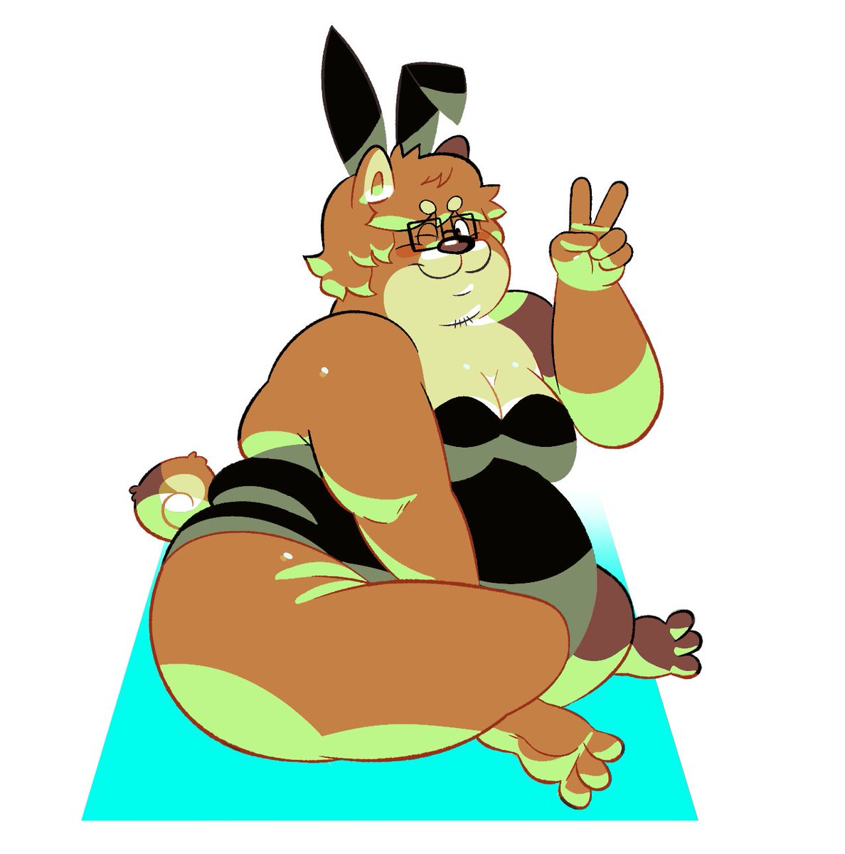 Butternutworm's tweet photo. bunny ych for @matchaijuice!

(had a lot of fun doing this one) https://t.co/Qktv2JIqtr