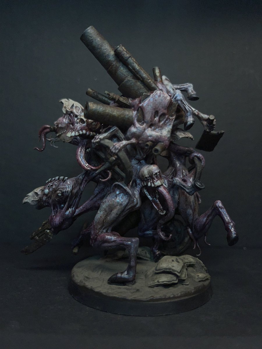 greywaterminis's tweet photo. The Horror of Saint-Ecorche is complete! #CreatureCrusade #Amalgam #TrenchCrusade https://t.co/Ir5C75NAH8