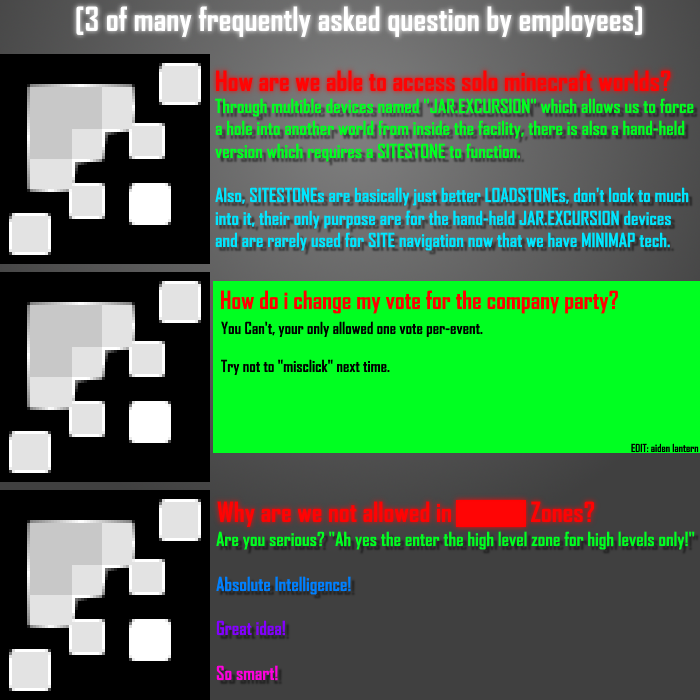 GlassianV's tweet photo. Another ad.
#Minecraft #minecraftarg #ARGRetaliation
"Questions and more Questions, and WE PROMISE to answer!" https://t.co/CN9DYMZWM6