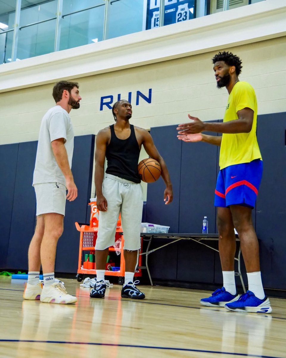 JoshReynolds24's tweet photo. I can’t even tell you how much I love that the common denominator in offseason Sixers workouts this summer has been Tyrese Maxey…

There’s a reason he’s called “The Franchise”. Could not love the dude more. Ultimate teammate &amp; the reason the Sixers will succeed this season. https://t.co/E9eWAIMFWt