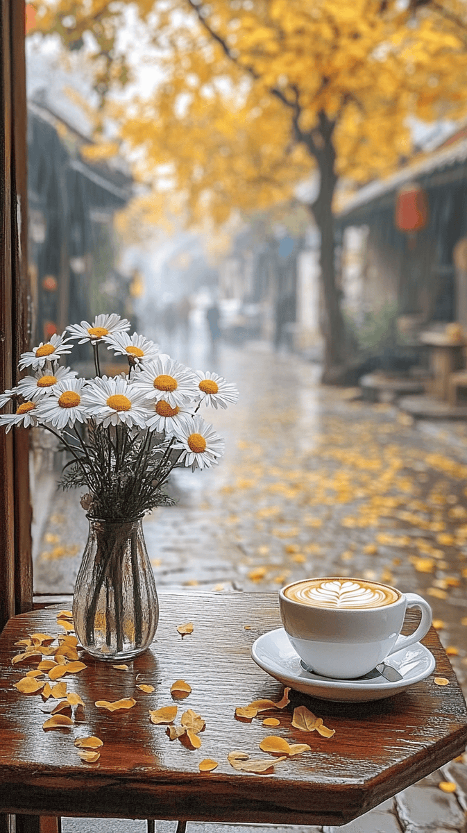 cintiabrizuela1's tweet photo. Woke up to crisp autumn air and golden leaves drifting down  Perfect weekend for a hot latte and a walk in the park!， https://t.co/2Audo9FBXi