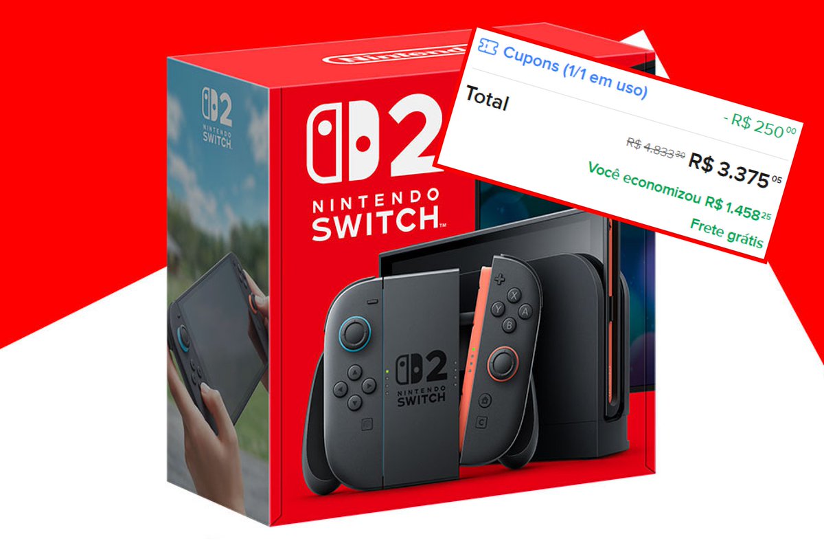 danielreen's tweet photo. 🔴MEUDEUSPEDROHENRIQUE: Tá rolando Switch 2 por R$3.375 para assinantes do MELI+, mas são poucas unidades! Zeldo https://t.co/gFCkPtxkqw com cupom MELIMAISALLSITE https://t.co/Y1nT2W4ygj