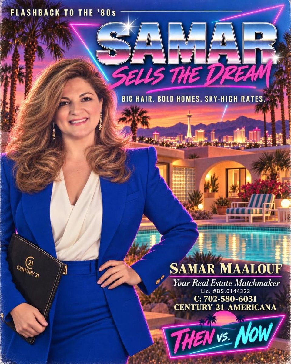 samarnv's tweet photo. 📼 IF I SOLD REAL ESTATE IN THE ’80s…

🏠 New home: ~$62,900

📈 30-year mortgage: 18.63% in 1981!

Would you buy a home in the ’80s? 

#AskSamar #80sRealEstate #RealEstate #80s #retro #homeselling #HomeBuying #RealEstateMatchmaker https://t.co/ZVCVTTUXiG
