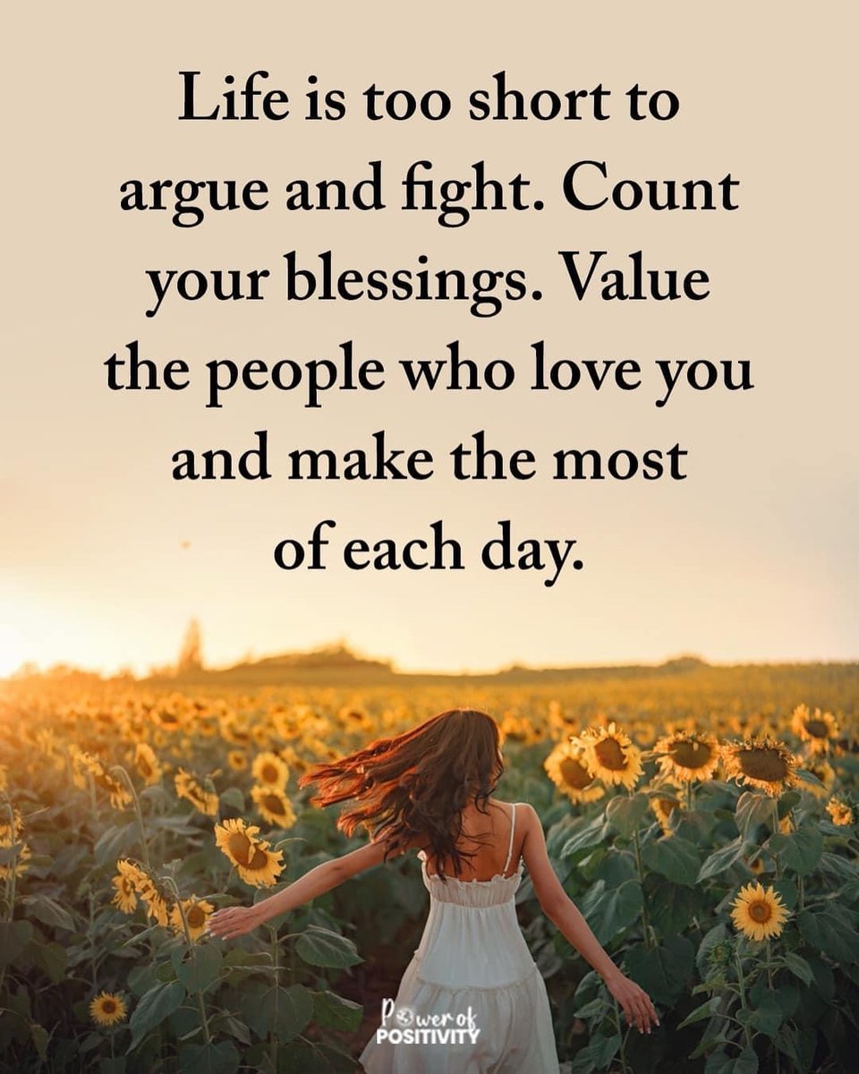 LIVEpositivity's tweet photo. Value the people who love you and make the most of each day. 💖🌎 https://t.co/PL62YXUA3c