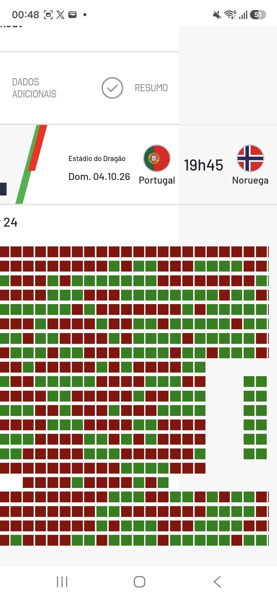 MiguelS1109's tweet photo. Sem palavras para a vergonha que é este site da federação. Quase um dia inteiro enfiado no site pelo browser do telemóvel
À meia noite e tal chega a vez. O que acontece? Não deixa selecionar lugares ( livres) e ao fim dos 10 minutos mandam me outra vez para trás
INACREDITÁVEL🤡🤡 https://t.co/HQ2uXskbtX