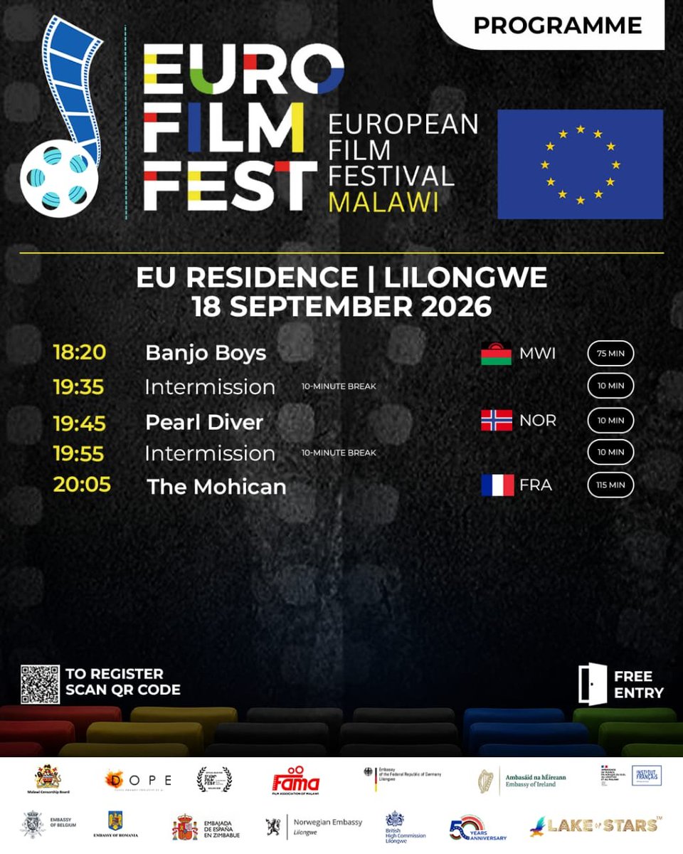 LakeofStars's tweet photo. 🎬✨ LILONGWE! IT'S HERE! A NIGHT UNDER THE STARS! 🇪🇺🍿

Join us Friday, 18 September at the EU Residence, Area 10, for a FREE outdoor cinema experience! 🌿🎥 https://t.co/alTPi3dANF