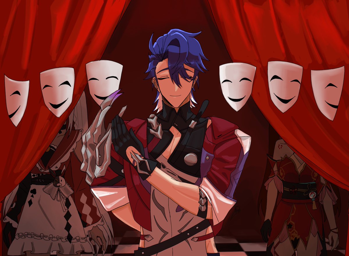 1828Grell1828's tweet photo. I had no clue what I was doing the whole time . I love listening to Sampo’s voice lines （＾ν＾）
#Sampo #honkaistarrail #sampokoski https://t.co/AKPJJkyPkS