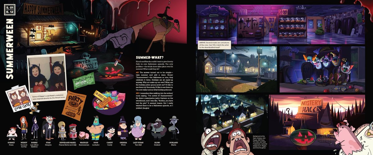 trickenGF's tweet photo. New pages from #TheArtOfGravityFalls revealed via @Polygon! https://t.co/vSkXm6lZMr