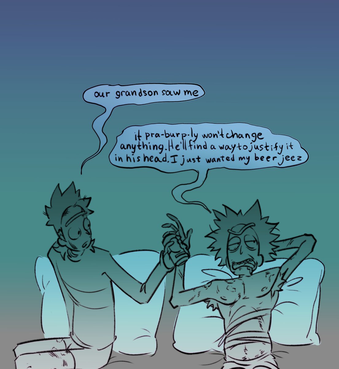 zalupakonya99's tweet photo. in the process of discovering the family's reaction to bits of #prickcest so chapter 1? Is about morty not much happening just wanna capture the moment https://t.co/GsThowxoyI