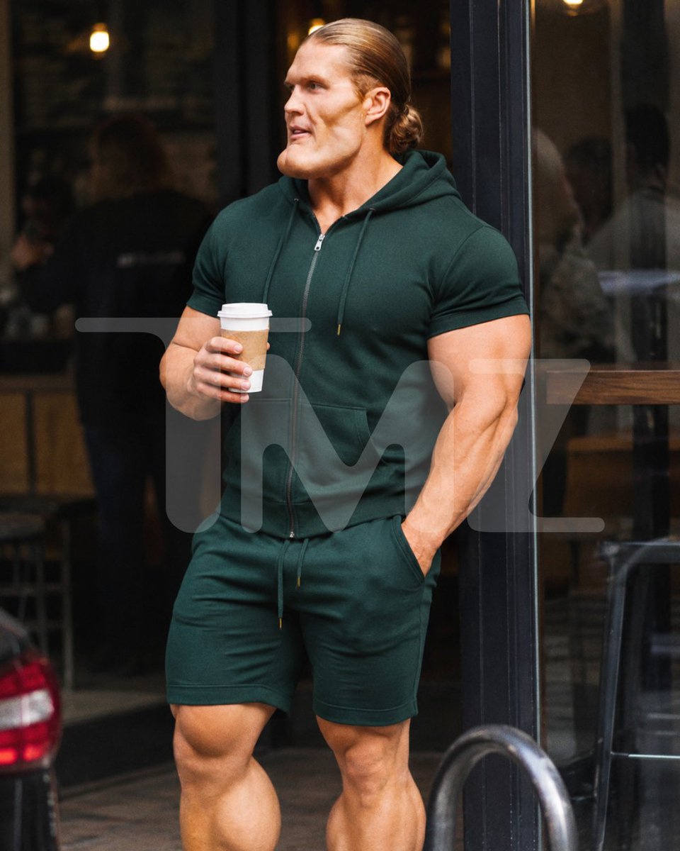 TMZ's tweet photo. The Clay Matthews sightings keep coming ... more pics of his wild new look surfaced while he was hailing a cab and grabbing coffee. 🚕 https://t.co/iQayeCaBKs