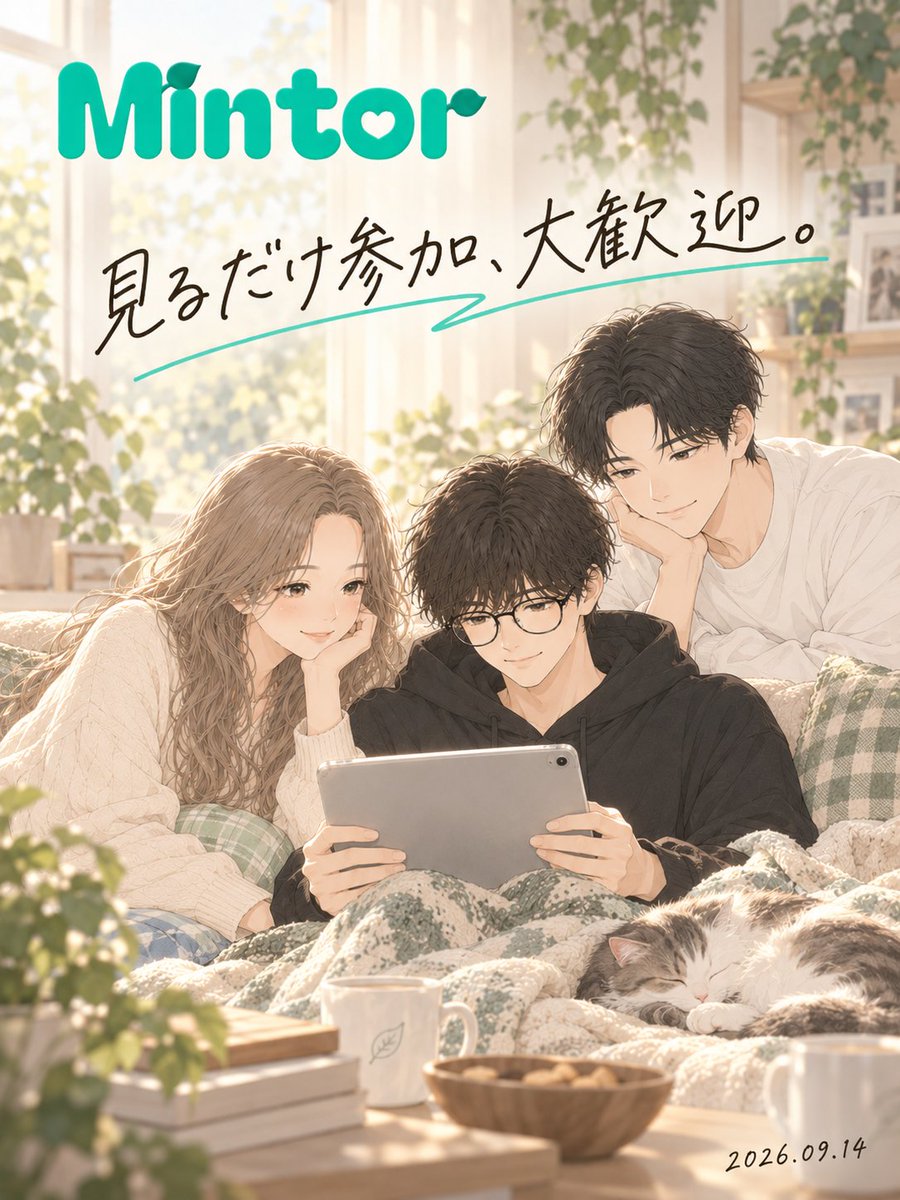 _kanae_k_'s tweet photo. 見るだけでも大丈夫。作らなくても、誰かの「作ってみた」を眺めるだけでいい。気が向いたら、プロフィールからMintorへどうぞ。🌱

#Mintor #100日チャレンジ https://t.co/bVxR4HEyxm