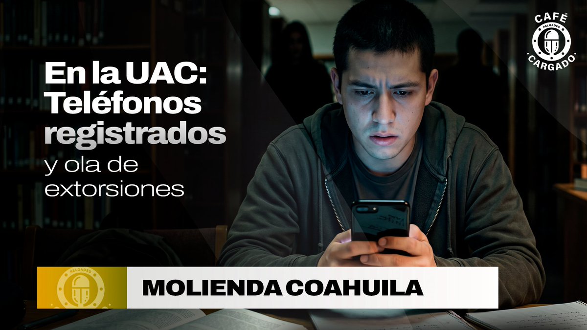 Cafecargadomx's tweet photo. "EN LA UAC: TELÉFONOS REGISTRADOS Y OLA DE EXTORSIONES"

LINK
https://t.co/EowEXl9YXf https://t.co/1lkoFGz1XR
