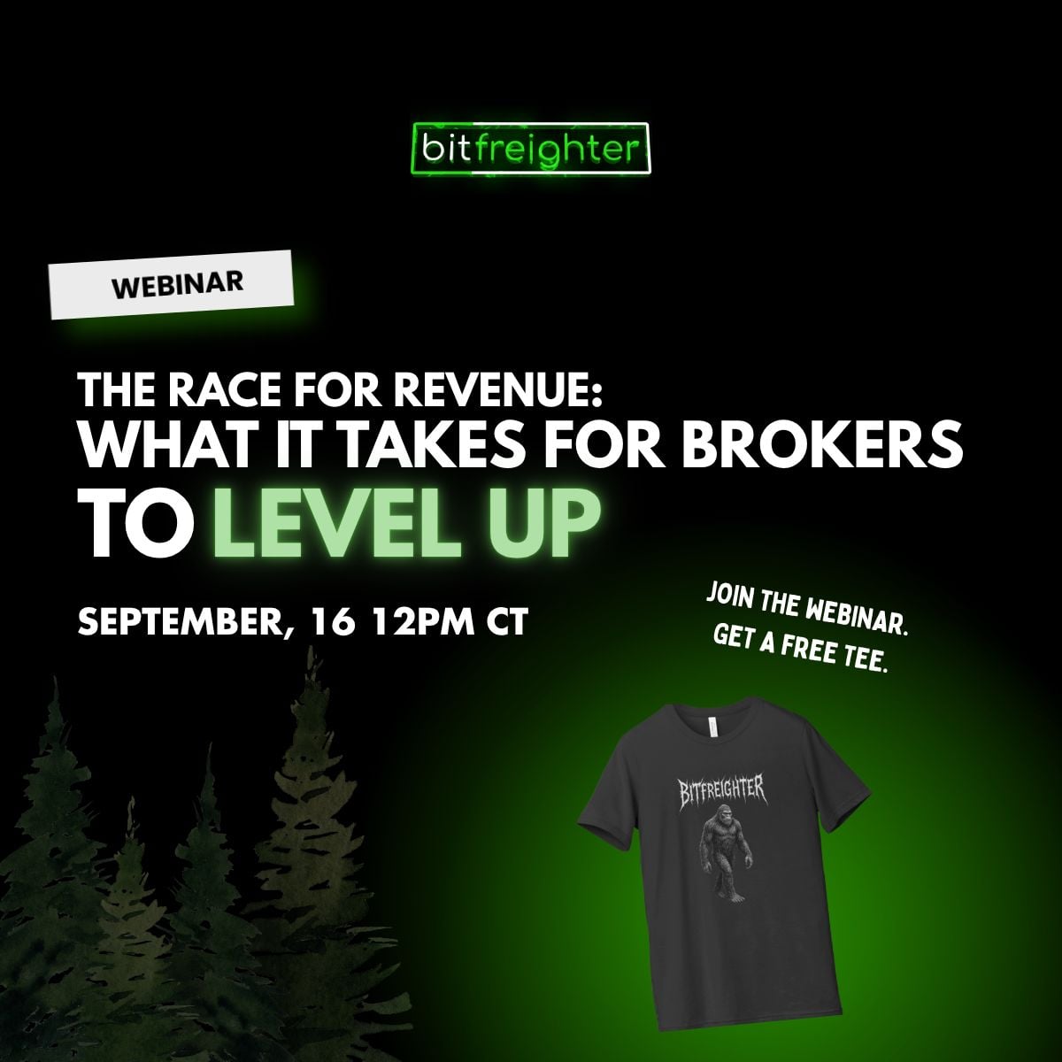 bitfreighter's tweet photo. We know you think our swag is cool. If you want a free Bitfreighter metal shirt, you should join our webinar on Wednesday, September 16 at 12PM CT.

Register here: https://t.co/6kEl3ALspK

#freightbrokers #brokers #EDI #API #livequote #quotingtool #spotboards https://t.co/J9bVEDMASW