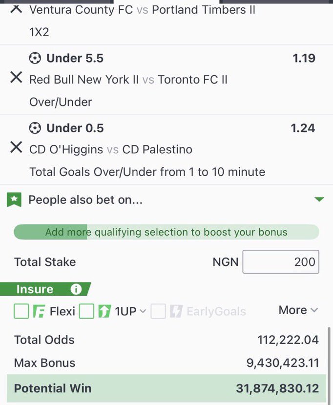 SURETIPSzbp's tweet photo. Tonight under 5.5 goals 

200 naira to win 31M 

Edit ✍️ &amp; flex 💪 

Code 👩‍💻 here 👉 https://t.co/WxfafcW1CD https://t.co/gvI5DrQlTf