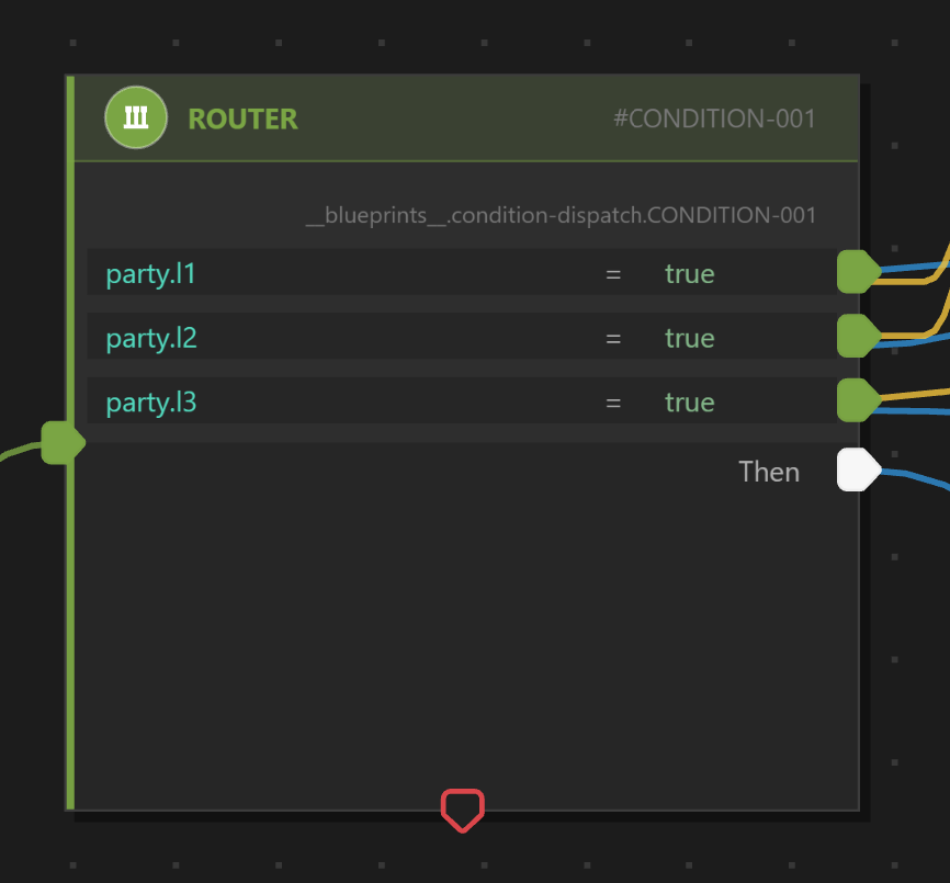 LEPASOFT's tweet photo. #LSDE v2 add new block for narrative designer
A Router block **launches every route whose condition is met** waits for the ones that block, then says
whether all of them were
Do not confuse it with a condition block
Both read conditions, but they are not in the same line of work https://t.co/HttrYKJLVt