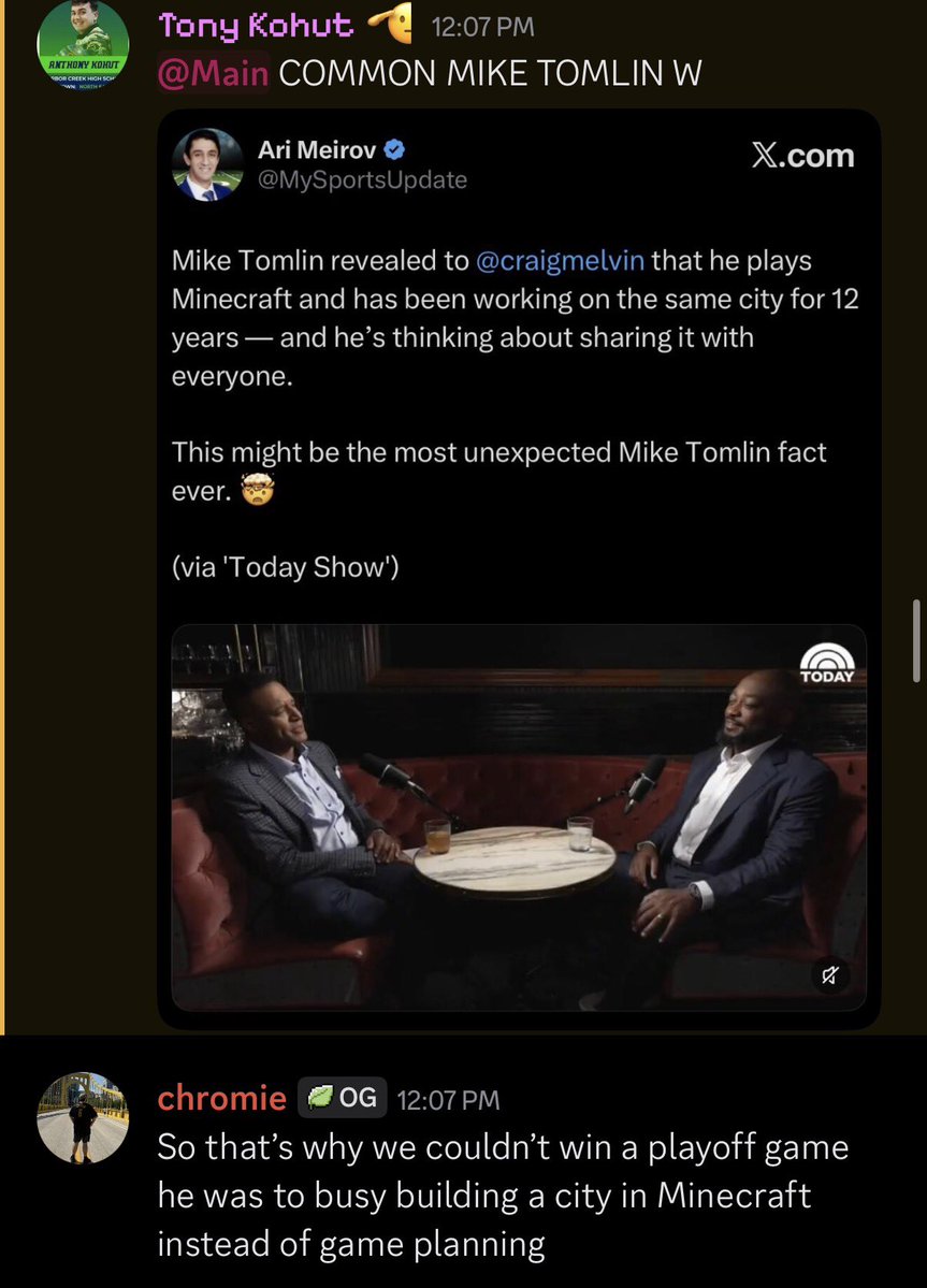 M_Schaffner's tweet photo. @jclrk05 @MySportsUpdate @craigmelvin Stealing my words https://t.co/XdEriCx1K4