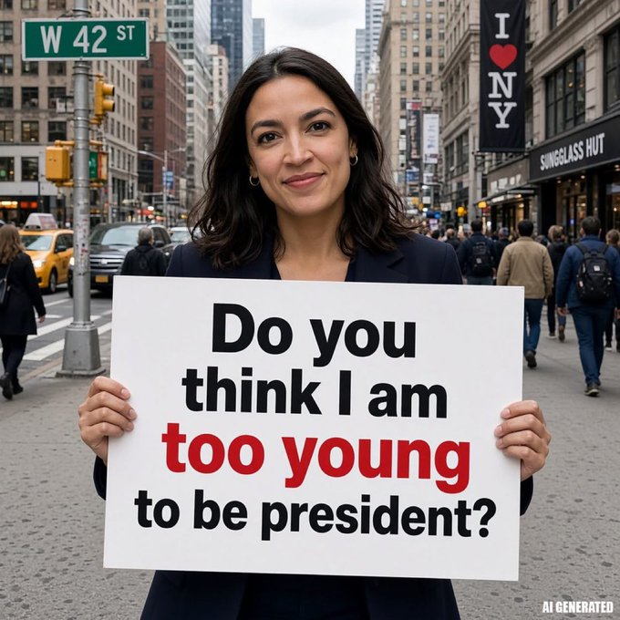 JRM58506966's tweet photo. Do you think she has chance of being the democrat nominee for the 2028? https://t.co/5ApOPu6R5n