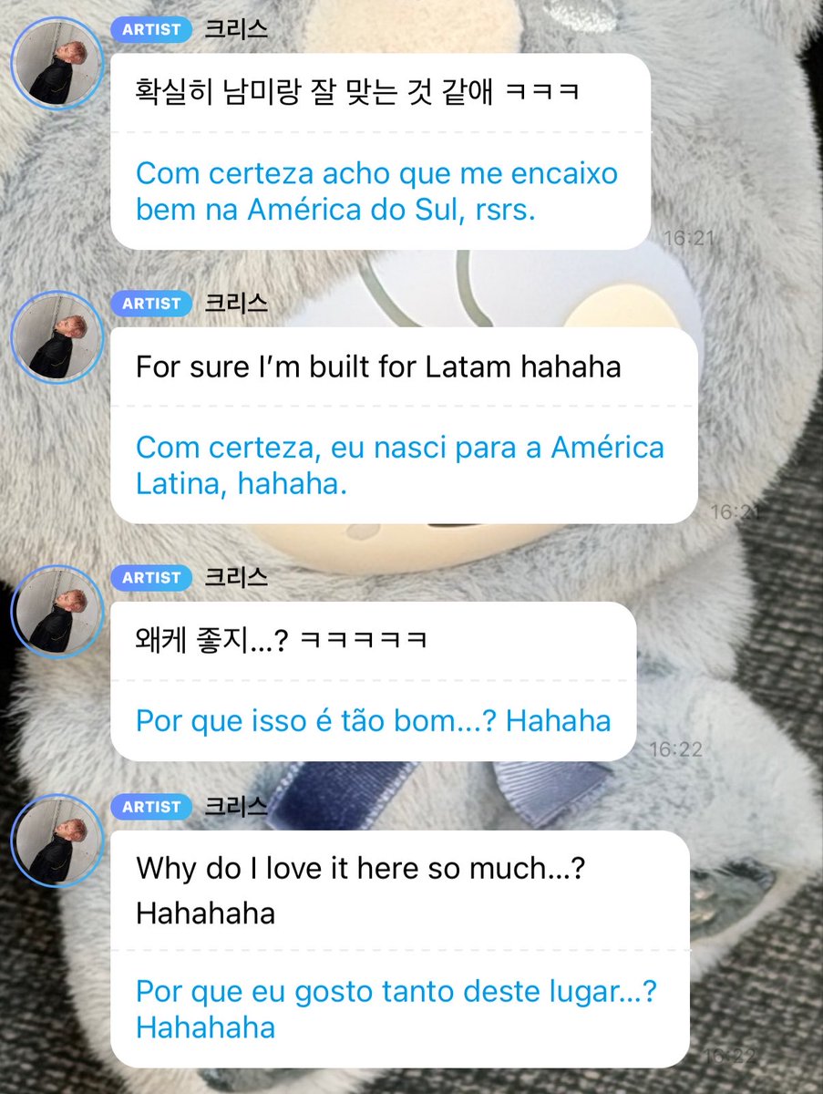 lyrichangbin's tweet photo. AGORA VAMO FALAR DE COISA BOA QUE É BANGCHAN FINALMENTE APROVEITANDO A LATAM E SE APAIXONANDO POR ELA https://t.co/dEu86pPQ2g