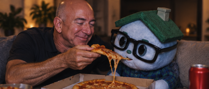 AmznCrime's tweet photo. Pizza and a free movie? $CRIME

@JeffBezos https://t.co/fCCwtY0k93