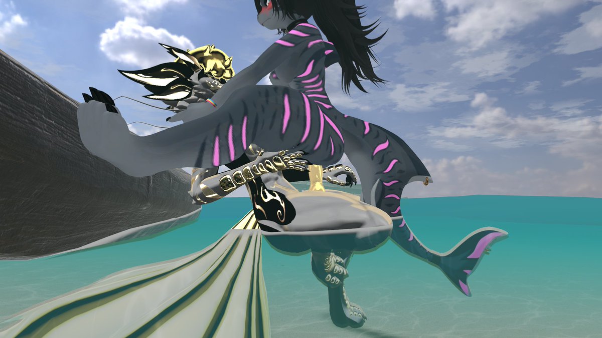 BlueSharkg65121's tweet photo. @VirdizxNsfw warned you about going in the sea

#VRChatNSFW #VRCNSFW #VRChat #NSFW #VRChatLewd #AvatarNSFW #VRChatERP #Lewd #VRC #VirtualNSFW #nsfwshark https://t.co/jqBKFUI1JH