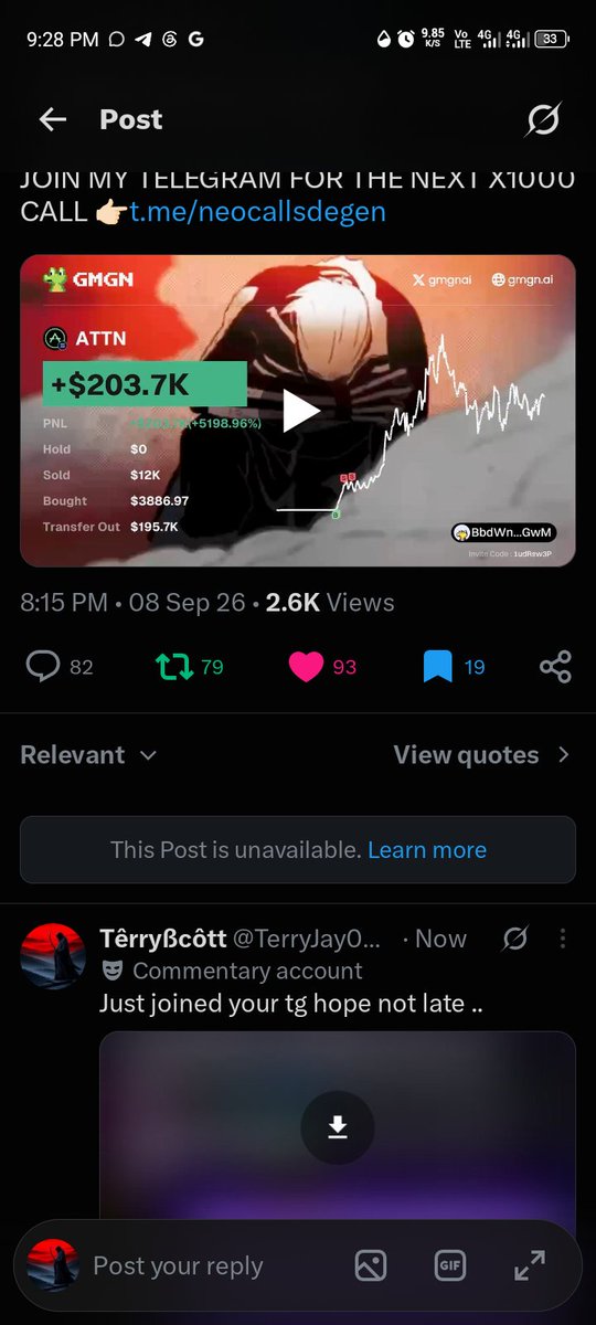 TerryJay0001's tweet photo. @JusttDerrick Appreciate this Derrick 👻

Been supporting you for a while hope I got this @JusttDerrick ??

FFCNixiKSfSv9tEz17eKvs8WQtey5oAnJbaeMvkJehqt https://t.co/RXTLHaDtkb
