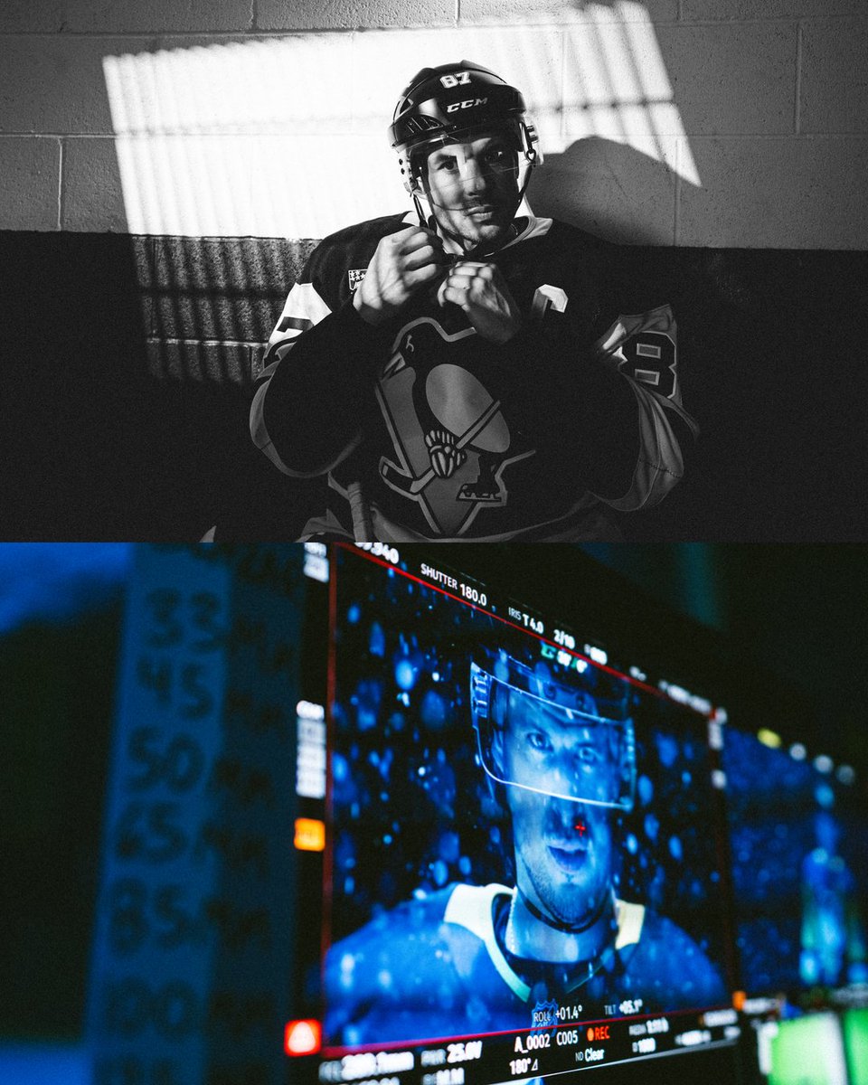 penguins's tweet photo. NHL Player Media Tour starring Sidney Crosby 📸 https://t.co/fpvaVlg09U
