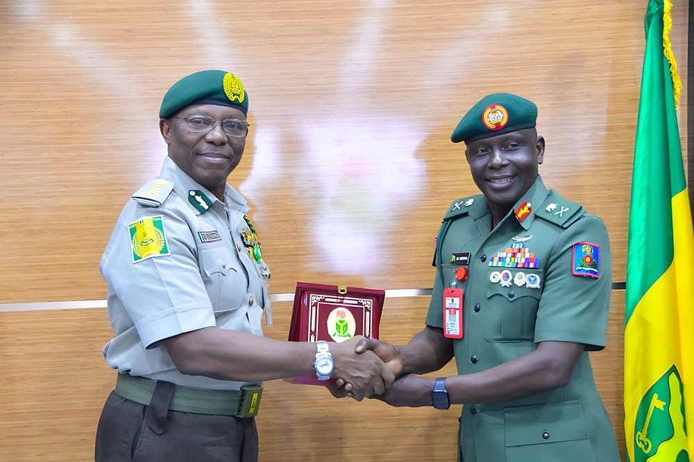 CorrectionsNg's tweet photo. NCoS, Military Intelligence Deepen Partnership on Intelligence Sharing, Custodial Security. For more details please click on the link below:https://t.co/QYl1yMAquM https://t.co/n5v7al39Cl
