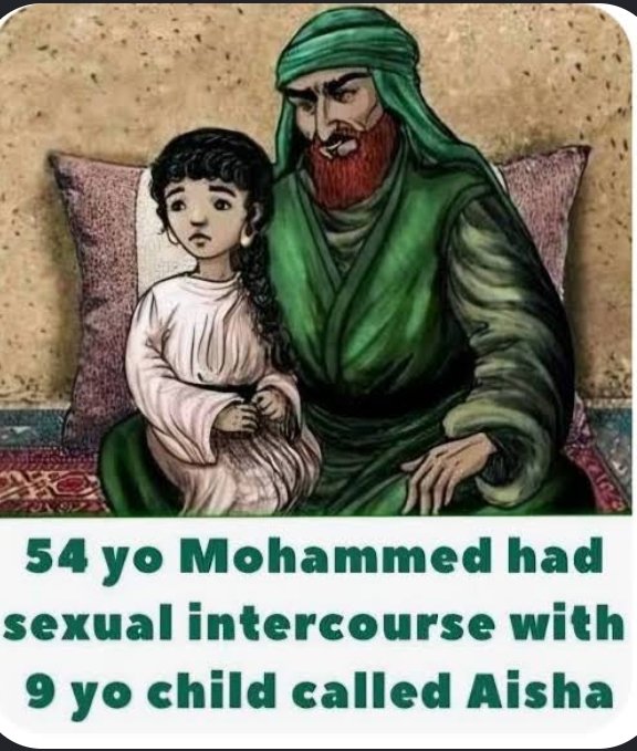 heftylefty96's tweet photo. @skyeslitterbox @crogsyboychik @N2Reshiram Muslims created pedophilia https://t.co/WqK1pmUCus
