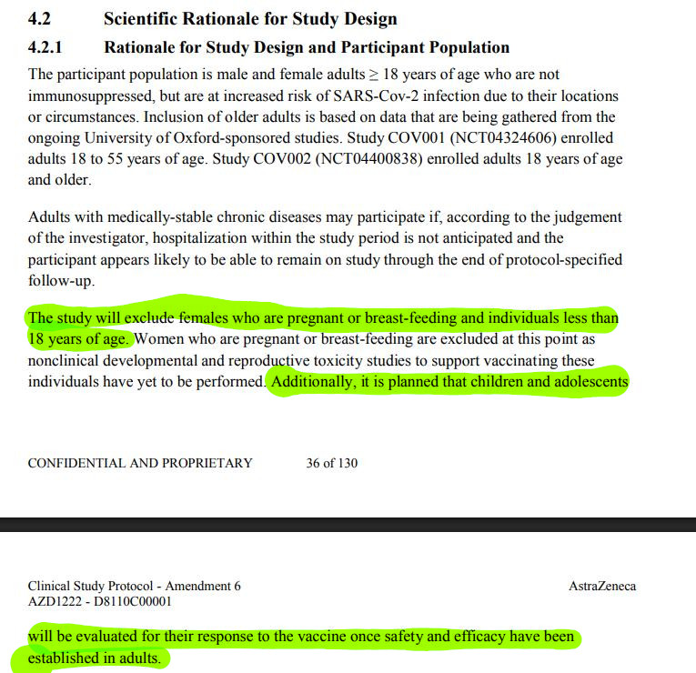 Gamin_Tan's tweet photo. @NiONiPardon Et pourtant...
Essai Astrazeneca.
"A Phase III Randomized, Double-blind, Placebo-controlled Multicenter Study in Adults to Determine the Safety, Efficacy, and Immunogenicity of AZD1222..."
Pas "autorisé" mais "OBLIGÉ" la vaccination des femmes enceintes
https://t.co/KnK3YQOaBC https://t.co/MhfQeicA4i