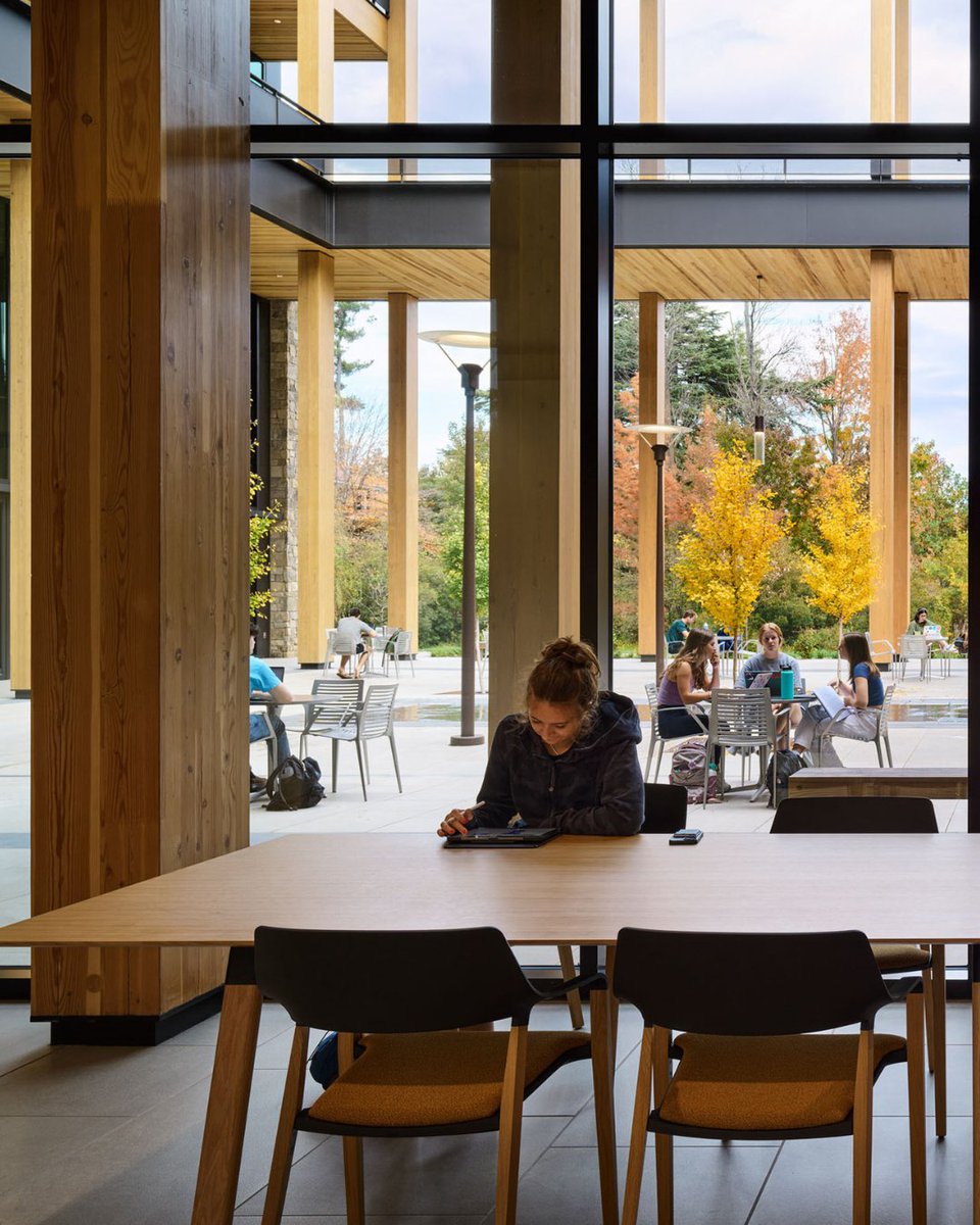 AIANational's tweet photo. This is a first-of-its-kind pan-university center.

Design Architect: Aidlin Darling Design
Architect of Record: VMDO Architects, P.C.
Project: Contemplative Commons at @UVA
📍 Charlottesville, Virginia, U.S.
🏆 Education Facility Design Award 2026
📸 by Matthew Millman https://t.co/87tIyfEX5t