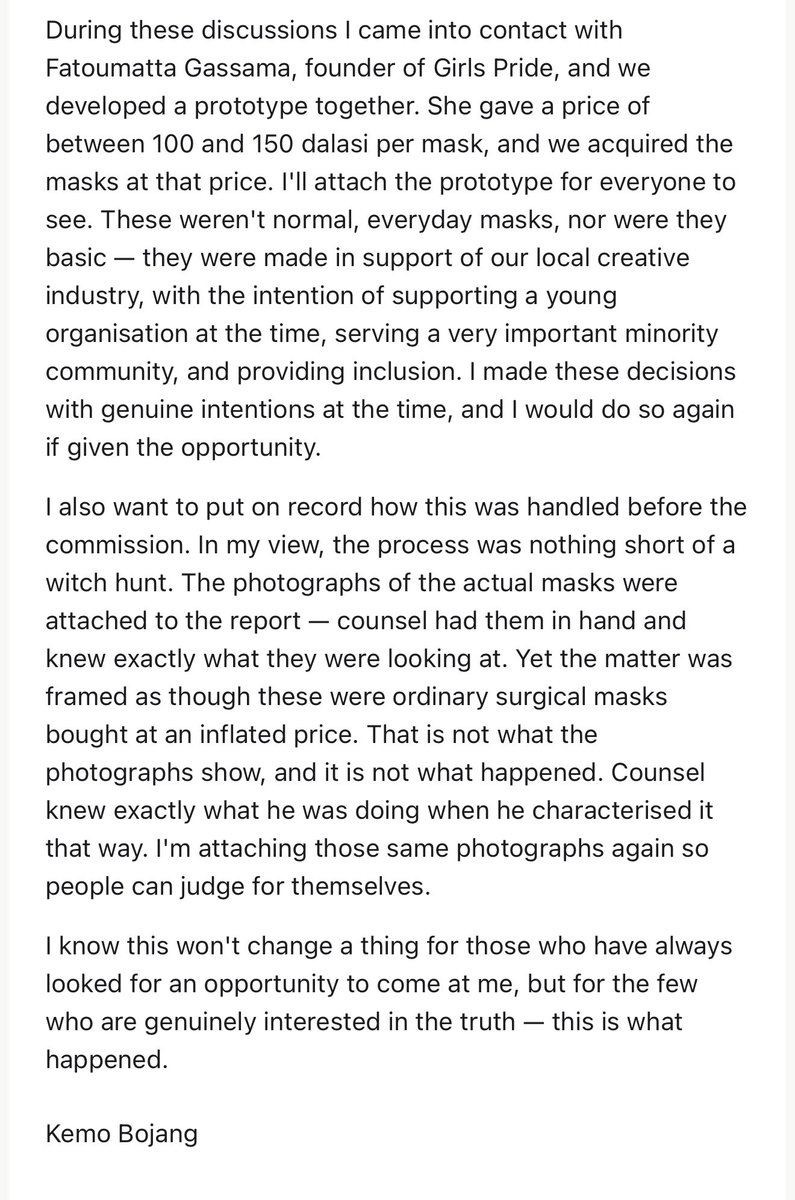 kemo_bojang's tweet photo. Normally I wouldn't have made a clarification like this, but out of respect for the people who look up to me and still believe in me, I think it's important to put the facts on record. https://t.co/PMKNVVrKef