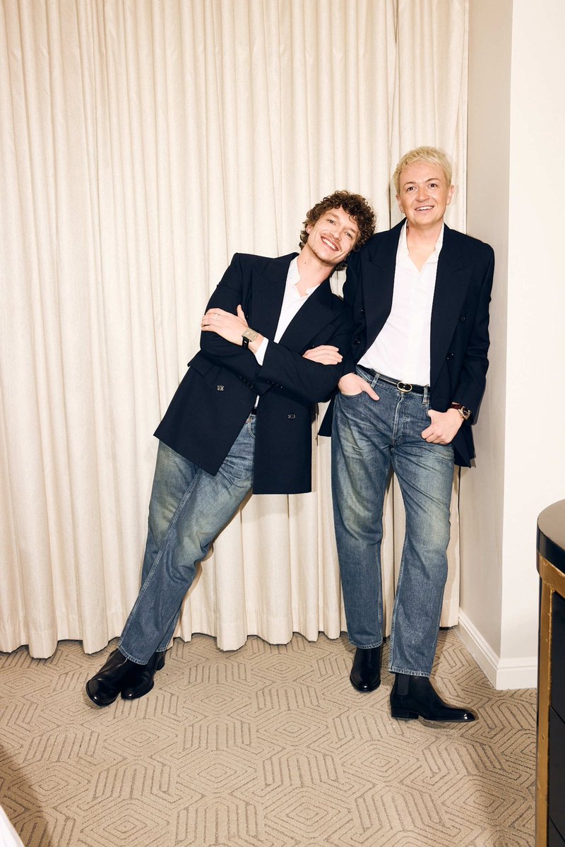 connorstupdates's tweet photo. More photos of Connor Storrie and his stylist, James Yardley, for 'The Hollywood Reporter: Red Carpet Royals - THR's Power Stylists 2026.' https://t.co/SlYyKtXX0Q