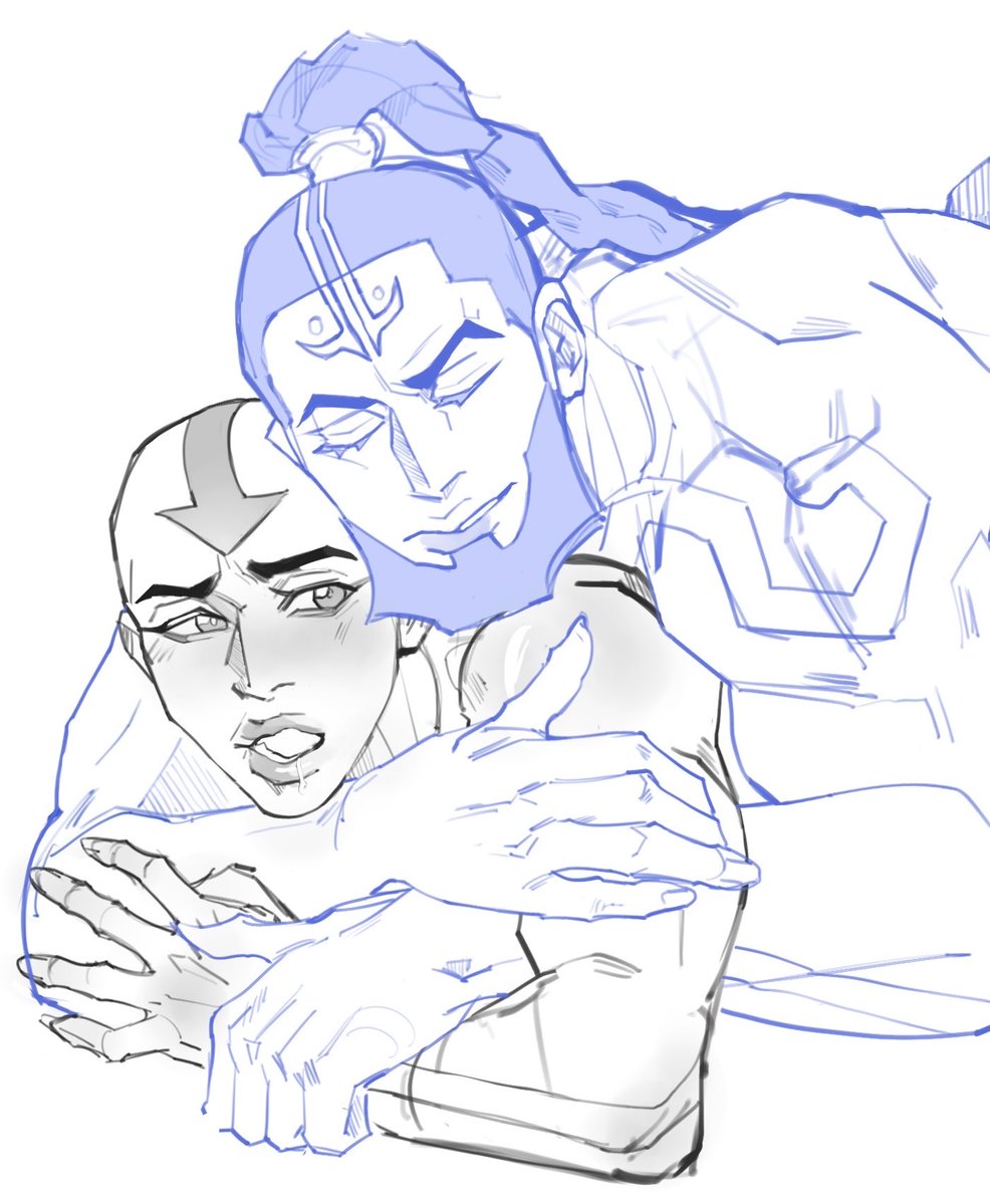 soda__yogurt's tweet photo. Obsessed with the idea of Tagah and Aang doing a lot more than what we were privy to. Highkey might create a short comic of the two #tagaang #atla https://t.co/VqhRQTlKPS