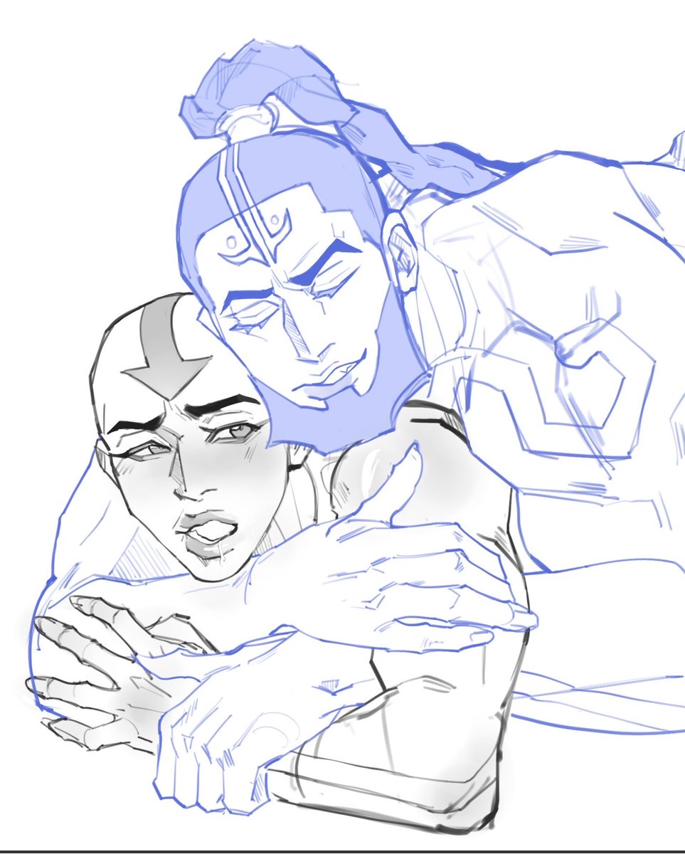 soda__yogurt's tweet photo. Obsessed with the idea of Tagah and Aang doing a lot more than what we were privy to. Highkey might create a short comic of the two #tagaang #atla https://t.co/VqhRQTlKPS