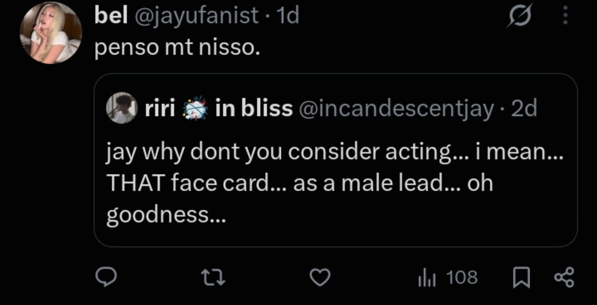 jayufanist's tweet photo. cara eu sei que eh apenas um cameo e meu primeiro tweet estava mt exagerado mas vcs tem que aceitar que minha conexão com o integrante do enhypen park jongseong é espiritual eu sei de tudo que ele vai fazer antes mesmo dele fazer https://t.co/0zFl42gnUZ