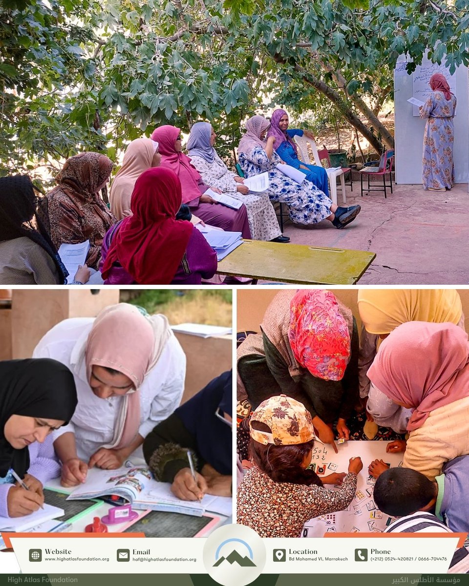 AtlasHigh's tweet photo. 📚 Literacy is more than reading.

For rural women, literacy can mean managing a business, helping their children, communicating with confidence, and gaining greater independence.

#LiteracyDay #WomenEmpowerment #Morocco #HighAtlasFoundation https://t.co/t8BYFFQmnK