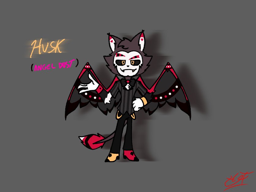 H4t1ng's tweet photo. Husk (Angel Dust)

- His personality is kind of like Prince Charming's from Shrek.

- He plays those mobile gambling games that are announced on such apps.

- He is obliged to work as an advertiser whether he wants to or not.

#hazbinhotel #angeldust #husk https://t.co/Mpma1nQruZ