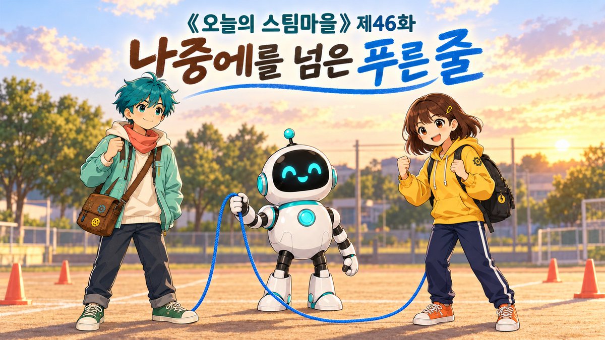 iamjanginjeong's tweet photo. [《오늘의 스팀마을》 제46화 - 나중에를 넘은 푸른 줄]
https://t.co/zyW6Wg83Mv

오늘은 밤일과 불확실한 앞날을 견디던 세 친구가 사회복지의 날 운동회에서 서로를 응원하며, 미뤄 둔…

#steemtoon #steemit #스팀잇 #웹툰 #AI스토리텔링 #오늘의스팀마을 #스티미언 #AI웹툰 @steemit $steem https://t.co/WpOsiuXRcQ