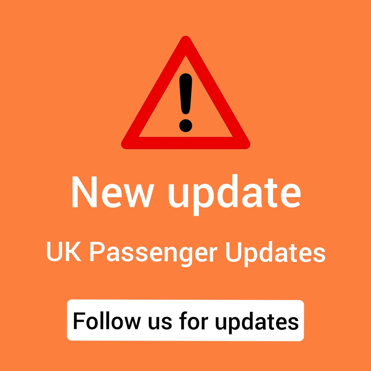 UKPassengerupda's tweet photo. Cancellations, delays and diversions expected all evening and into tomorrow.
Check with your airline before travelling.
Expect delays within airports.
#flights #Heathrow
#UKFlights #UKAirTravel #UKAirports #Gatwick #BirminghamInternational #LondonLuton #EastMidlands #Stansted https://t.co/7X8ZwsS4Gq