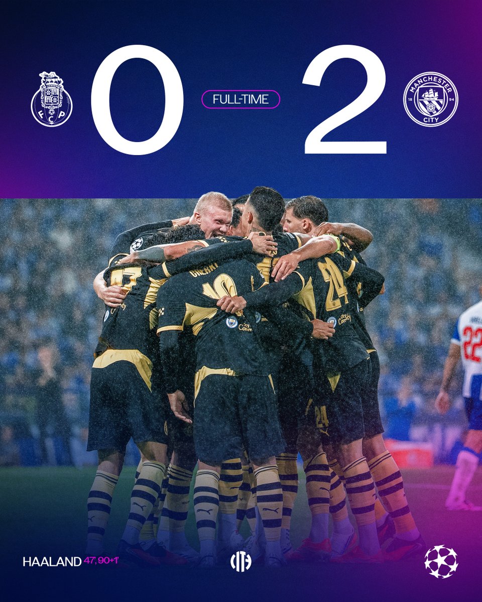 ManCity's tweet photo. A hard-fought #UCL victory! 💪

🔵 0-2 🐝 https://t.co/o3yBcGVdLG