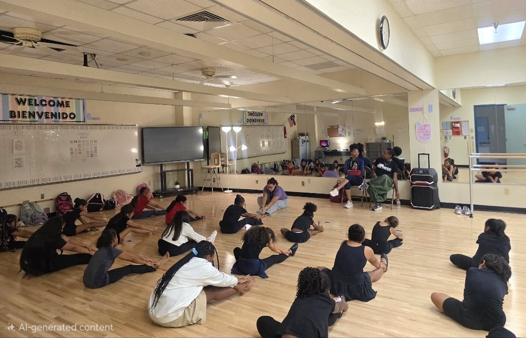 ReesStars's tweet photo. 💃🌟 The Shooting Stars Dance Team auditions are underway! Our Rees Stars are warmed up and ready to show what they’ve got. We can’t wait to see them shine! ⭐🕺
#ReesPVAA #DanceAuditions #YouBelongHere #AliefISD https://t.co/bzpGcpOtla